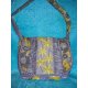 Fabric Purse and Wallet - Gray and Yellow Fabric Purse and Wallet - Gray and Yellow