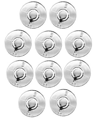 Singer 15J bobbins in 10 pack 085128