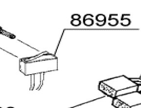 Singer Futura switch harness for the CE100/200. 86955