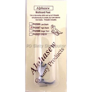 High shank multi-cord foot #P42687