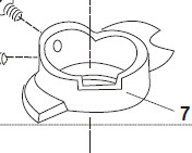 Bobbin case for 2712 - 310799-902 standard class 66