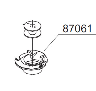Singer Bobbin Case 87061 for 2662