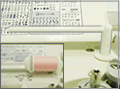 Juki twin needle spool pin for bobbin thread winding or twin