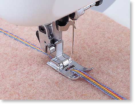 SA157 Brother 7mm Cording Foot 5-hole