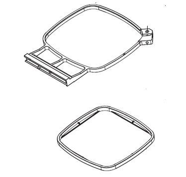 Futura Quartet /XL400 / SEQS6000 small hoop 416454301