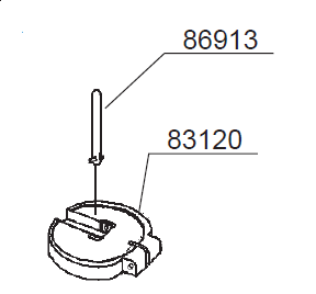 Futura vertical spool pin holder 83120