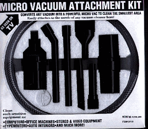 Sewing machine vacuum cleaning attachments