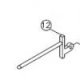 Spool pin for Singer 8280- V610443321